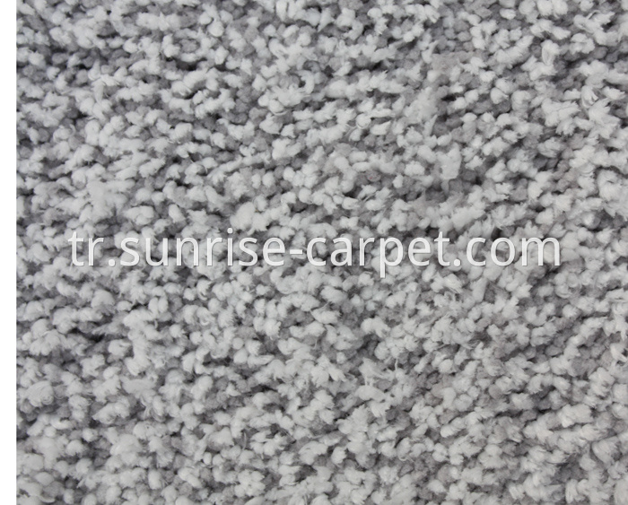 Microfiber Shaggy Rug Grey mix color